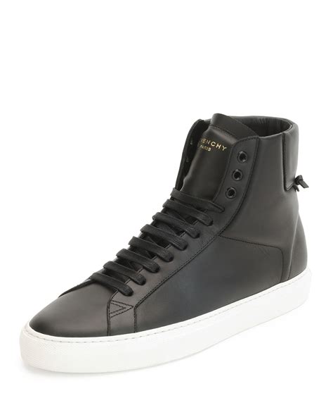 givenchy blsck urbsn street sneakers|Givenchy wing high top sneakers.